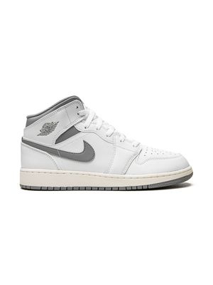 Jordan Kids baskets mi-montantes Air Jordan 1 Mid - Blanc