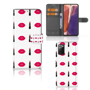 Samsung Galaxy Note 20 Telefoon Hoesje Lipstick Kiss