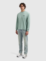 Pure Path Initials Longsleeve T-Shirt Heren Groen - Maat S - Kleur: Groen | Soccerfanshop