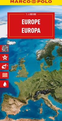 Wegenkaart - landkaart Europe - Europa | Marco Polo