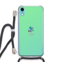 Win98: iPhone XR Transparant Hoesje met koord