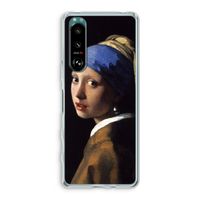 The Pearl Earring: Sony Xperia 5 III Transparant Hoesje