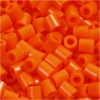 NABBI Foto kralen, afm 5x5 mm, gatgrootte 2,5 mm, medium, helder oranje (13), 1100 stuk/ 1 doos