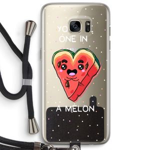 One In A Melon: Samsung Galaxy S7 Edge Transparant Hoesje met koord
