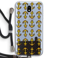 Musketon Anchor: Samsung Galaxy J5 (2017) Transparant Hoesje met koord