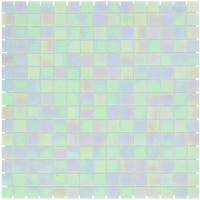The Mosaic Factory Amsterdam Mozaiek Tegel Vierkant - Off white Glas Parelmoer Serie 322x322 mm