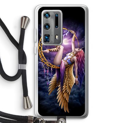 Aerial Angel: Huawei P40 Pro Plus Transparant Hoesje met koord