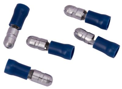 Dresselhaus ronde connector round plug, 5mm, insulate 1.5 - 2.5 qmm