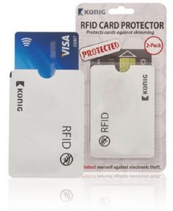 Bankpasbeschermer, veilig opbergen van bankpassen met RFID...