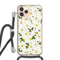 Summer Daisies: iPhone 11 Pro Max Transparant Hoesje met koord