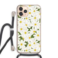 Summer Daisies: iPhone 11 Pro Max Transparant Hoesje met koord - thumbnail