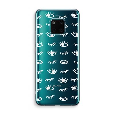 Eye pattern #3: Huawei Mate 20 Pro Transparant Hoesje