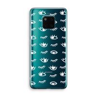 Eye pattern #3: Huawei Mate 20 Pro Transparant Hoesje