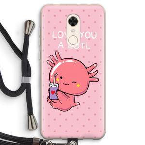 Love You A Lotl: Xiaomi Redmi 5 Transparant Hoesje met koord