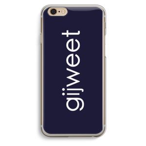 Gijweet: iPhone 6 / 6S Transparant Hoesje