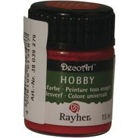 Acrylverf/hobbyverf wijnrood 15 ml hobby materiaal   -