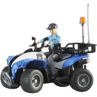 bworld Politiequad met politieagent en accessoires Modelvoertuig