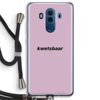 kwetsbaar: Huawei Mate 10 Pro Transparant Hoesje met koord