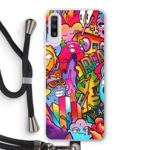Dreams: Samsung Galaxy A70 Transparant Hoesje met koord