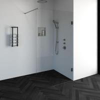 BRAUER Void inloopdouche helder glas 120x200 incl. glascoating PVD RVS-kleurig geborsteld GS-VOI1H120200NG