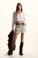 Blouse met striklinten ontworpen door Mr. Christian Lacroix - RED - M