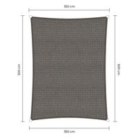 Sunfighter Schaduwdoek Rechthoek grijs 3,5x5m. Sunfighter Schaduwdoek Rechthoek grijs 3,5x5m.