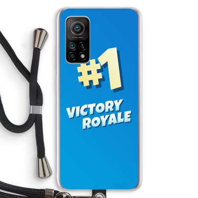 Victory Royale: Xiaomi Mi 10T 5G Transparant Hoesje met koord
