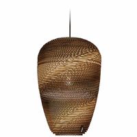 Baggy 440-Z hanglamp krafts collection handmade in Holland the Netherlands Think Paper