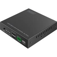 Digitus DS-55349 HDMI-ontvanger HDMI, HDMI-ingang, HDMI-uitgang, SFP, USB, USB-A, USB-A 1.1, Aansluiting voor netvoeding, RS232, Micro-USB, Hoofdtelefoon (3.5