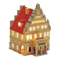 Lichthuis "Ratskeller" Münster van porselein, bruin/rood (B/H/D) 17x23x14cm.