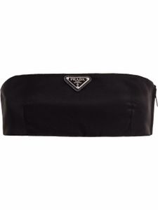 Prada haut bandeau Re-Nylon - Noir