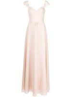 Marchesa Notte Bridesmaids robe longue à encolure cœur - Rose