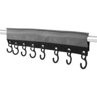 Kapstok universeel voor camper / tent / caravan - 8 haken - aan tent stang