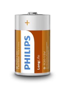 Philips LongLife Batterij R20L2B/10