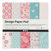 Creativ Company Design papierblok roze, 50 vellen