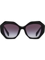 Prada Eyewear lunettes de soleil à monture oversize - Noir