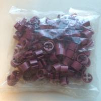 Minimarker onbedrukt bordeaux rood 100st