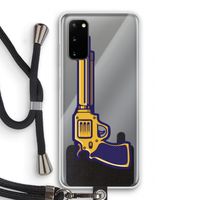 Pew Pew Pew: Samsung Galaxy S20 Transparant Hoesje met koord Pew Pew Pew: Samsung Galaxy S20 Transparant Hoesje met koord