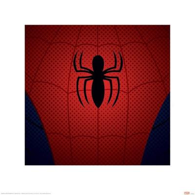 Kunstdruk Ultimate Spider-Man Torso 40x40cm Kunstdruk Ultimate Spider-Man Torso 40x40cm