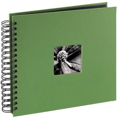 Fotoalbum met ringband Fine Art, appelgroen, 28x24/50
