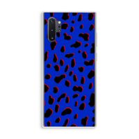 Blue Leopard: Samsung Galaxy Note 10 Plus Transparant Hoesje