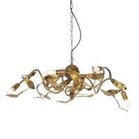 QAZQA Vintage hanglamp antiek goud 6-lichts - Linden - thumbnail