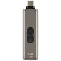 Transcend ESD330C 1 TB Externe SSD harde schijf USB-C 3.2 Gen 2 Grijs-bruin TS1TESD330C