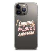 Pizza is the answer: iPhone 13 Pro Transparant Hoesje