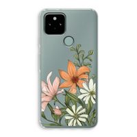 Floral bouquet: Google Pixel 5 Transparant Hoesje