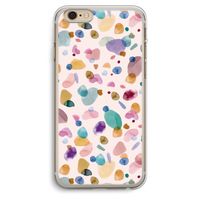 Terrazzo Memphis Pink: iPhone 6 Plus / 6S Plus Transparant Hoesje
