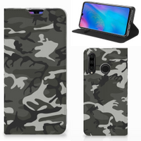 Huawei P30 Lite New Edition Hoesje met Magneet Army Light