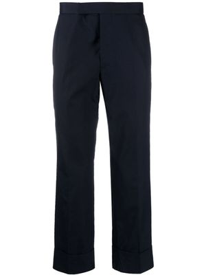 Thom Browne pantalon de costume à coupe courte - Bleu