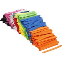 Creativ Company Eva foam ijsstokjes, l: 11,5 cm, b: 1 cm, dikte 2 mm, diverse kleuren, 1000 stuk/ 1 doos