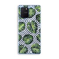 Geometrische jungle: Samsung Galaxy Note 10 Lite Transparant Hoesje